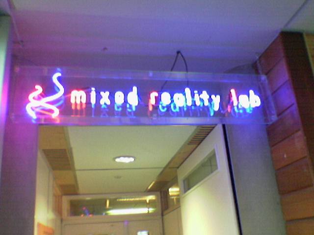 mixed reality lab sign